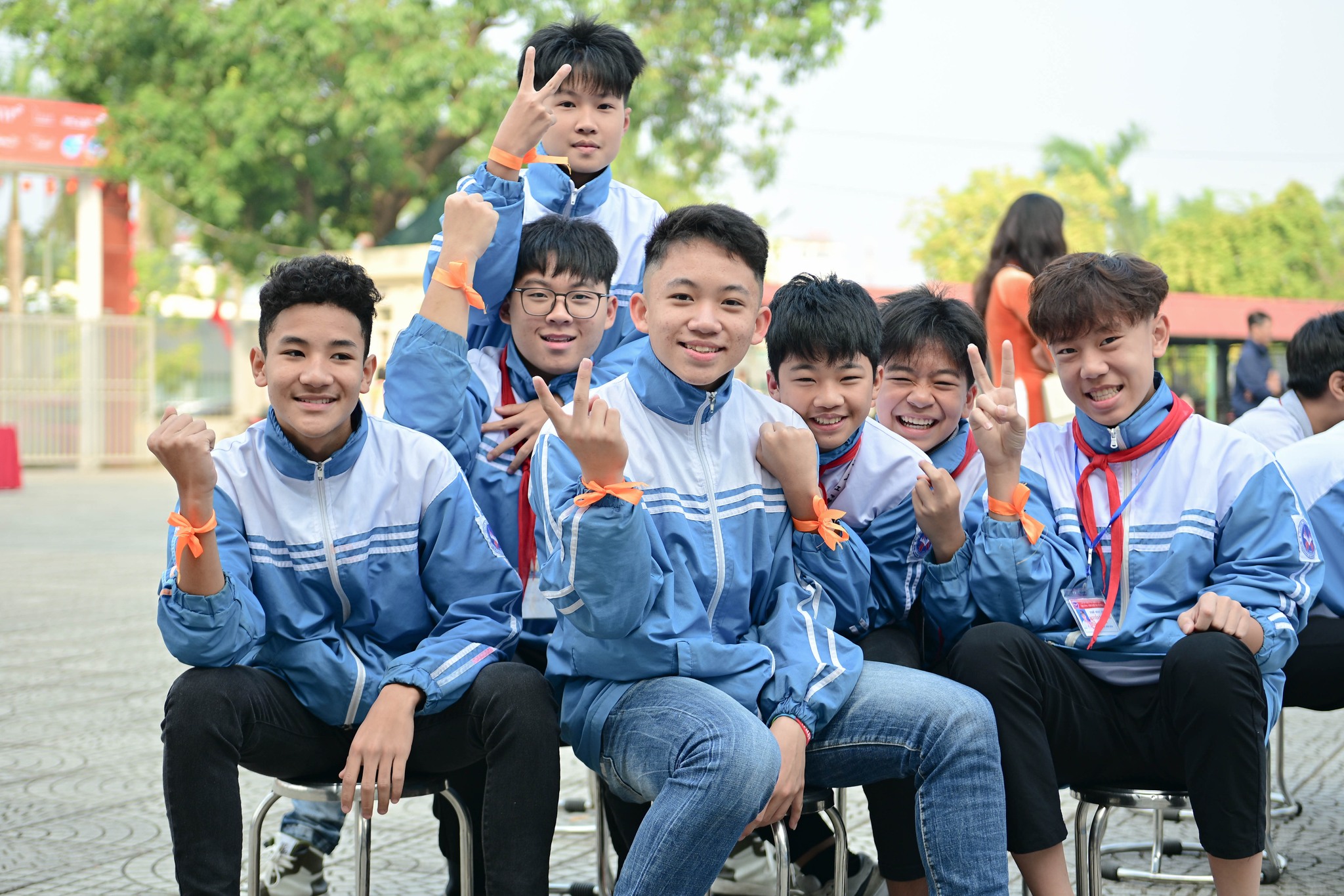 1.511 học sinh trường THCS Hùng Vương, Phú Thọ cùng thúc đẩy bình đẳng giới và phòng, chống bạo lực trực tuyến trong Chiến dịch Tô cam 2025